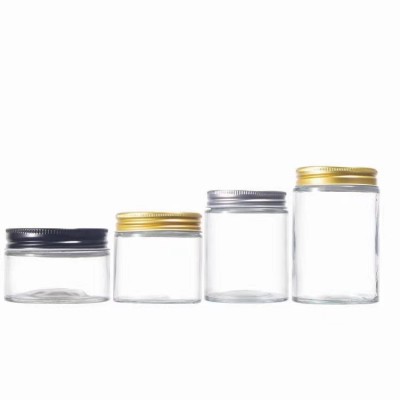 Glass Honey Jars with Metal Lid