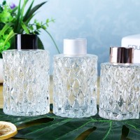 Fragrance glass bottle 50ml  100ml  150ml 200ml empty glass perfume diffuser bottle