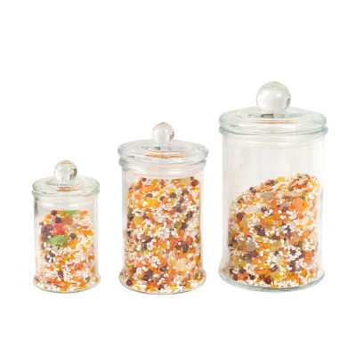 High-capacity Glass Storage Multifunction Food Jar With Glass Lid