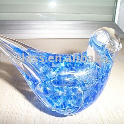 glass bird for decoration