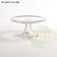 100% Glass Sweet Candy Cake Plate