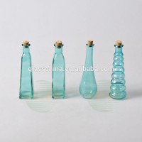 factory direce sale unique eiffel tower shaped glass wine bottle