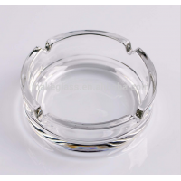 TRANSPARENT GLASS ASHTRAY