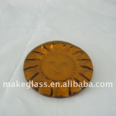 paper weight/glass crafts/desk paperweight/glassware