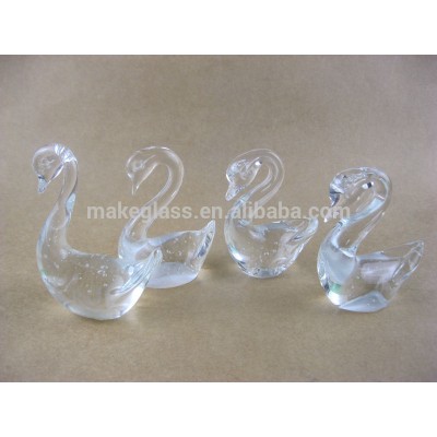 swan shaped glass craft , glass swan , glassware