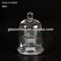 Glass Cake Dome with Stand for Decoration