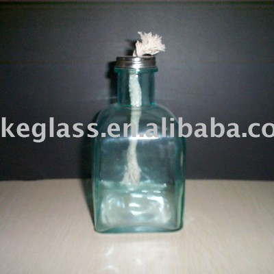 glass oil lamp/glass bottle