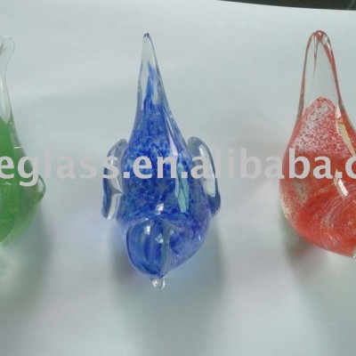 glass bird,colored glass craft,glassware