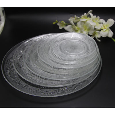 Different Size Glass Dishes Glass Dinnerwares Glass Plate